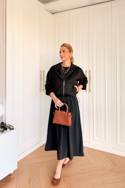 Sıdıka Elbise Siyah