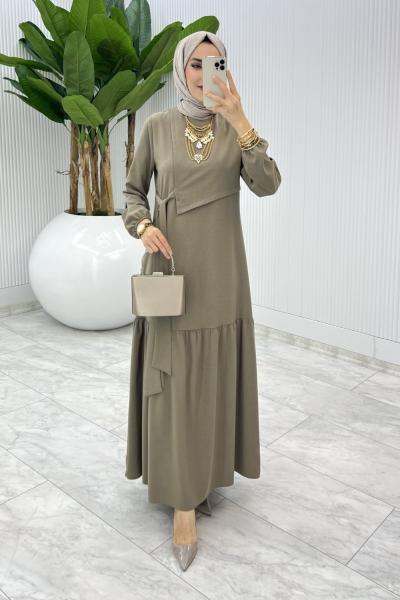 Toprak Premıum Seçil Elbise Tesettür Giyim