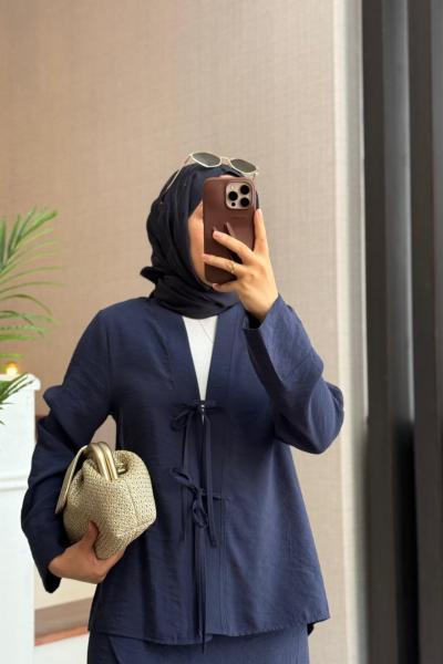 Keista Etekli Takım Lacivert