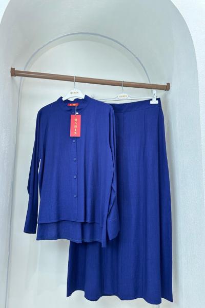 Monica Etekli Takım Lacivert