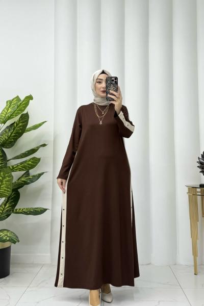 Zülal elbise Acı Kahve