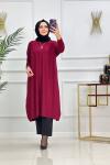 EVİN TRİKO HIRKA-BORDO Bordo